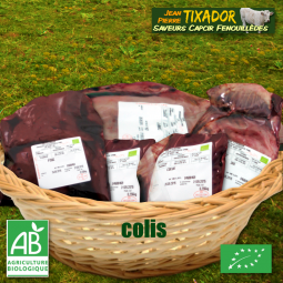 Colis d'abats de boeuf